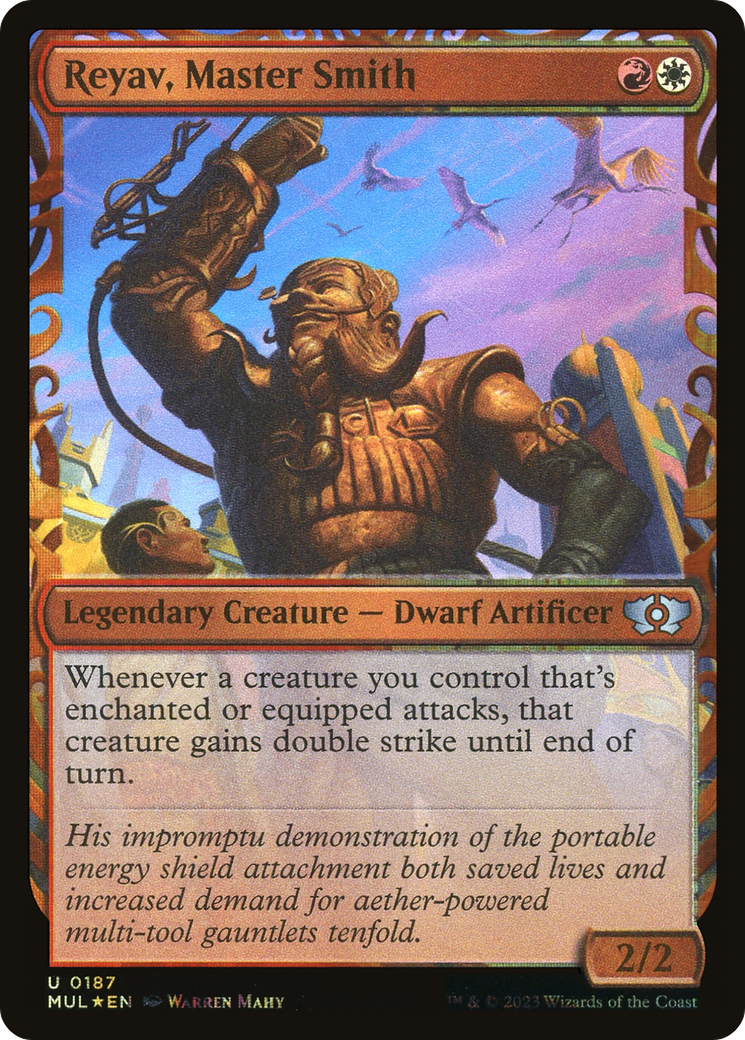 Reyav, Master Smith (Halo Foil) [Multiverse Legends] | Good Games North