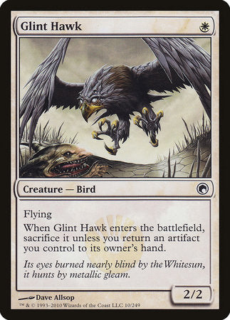 Glint Hawk [Scars of Mirrodin] | Good Games North
