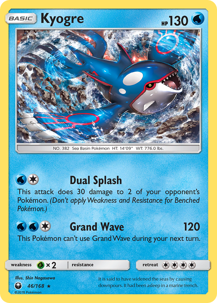 Kyogre (46/168) [Sun & Moon: Celestial Storm] | Good Games North