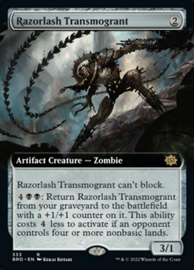 Razorlash Transmogrant (Extended Art) [The Brothers' War] | Good Games North