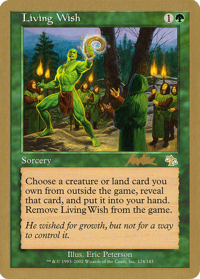 Living Wish (Brian Kibler) [World Championship Decks 2002] | Good Games North