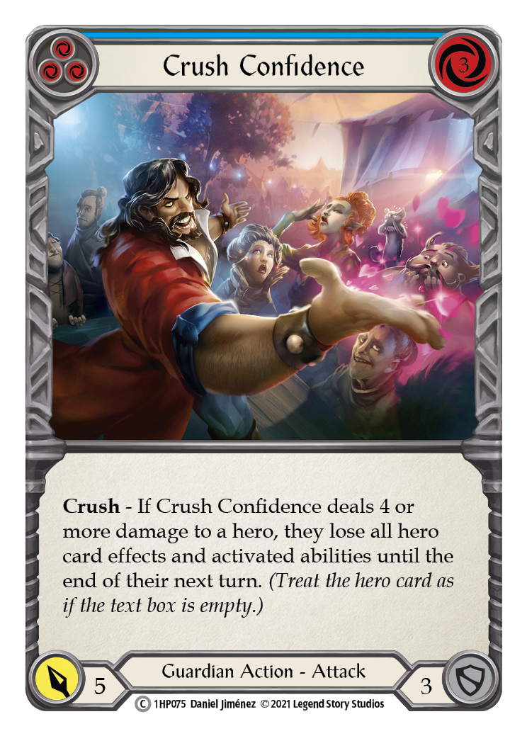 Crush Confidence (Blue) [1HP075] | Good Games North