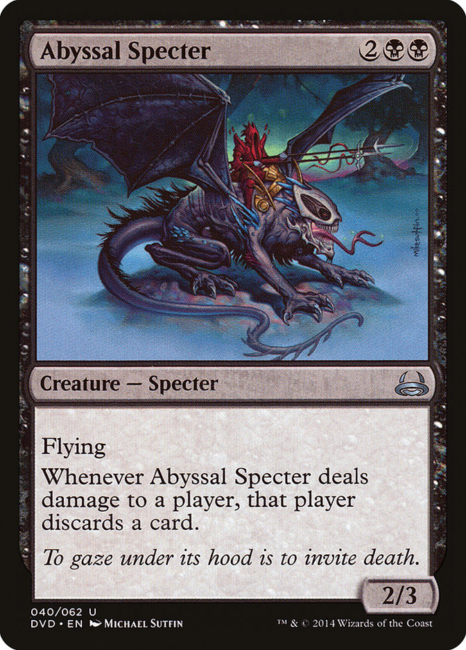 Abyssal Specter (Divine vs. Demonic) [Duel Decks Anthology] | Good Games North