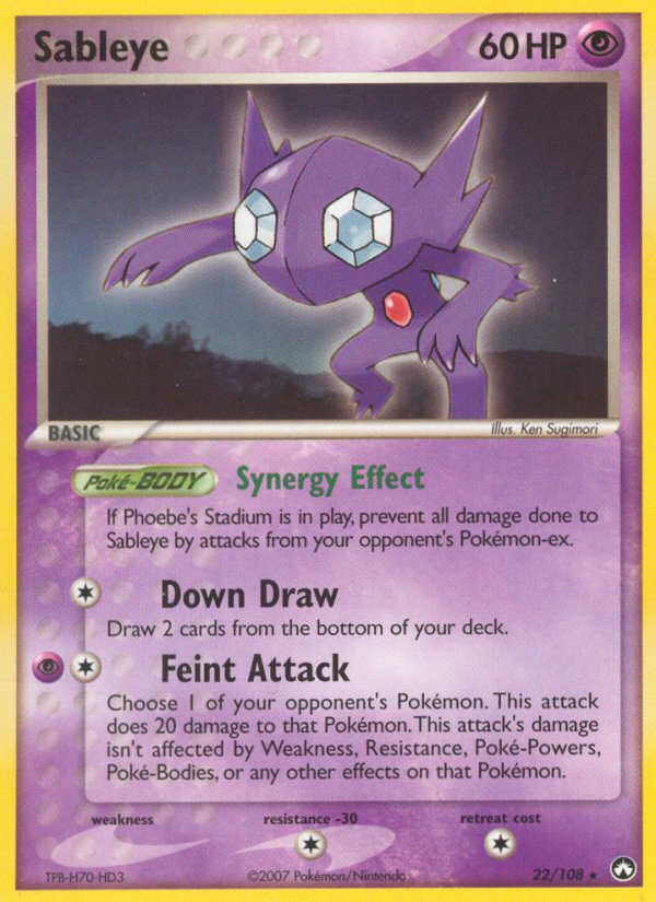 Sableye (22/108) [EX: Power Keepers] | Good Games North
