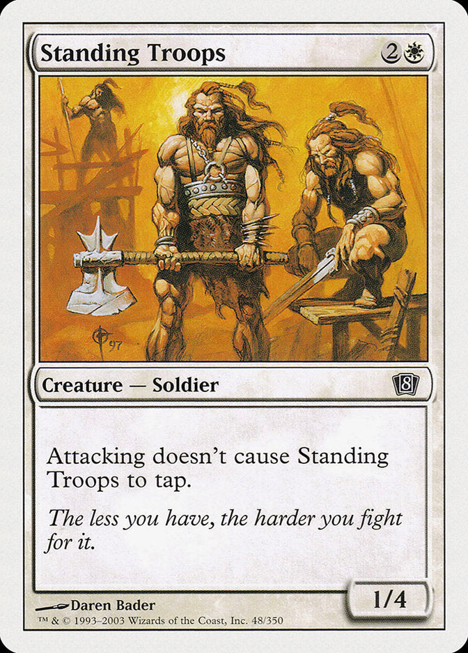 Standing Troops [Eighth Edition] | Good Games North