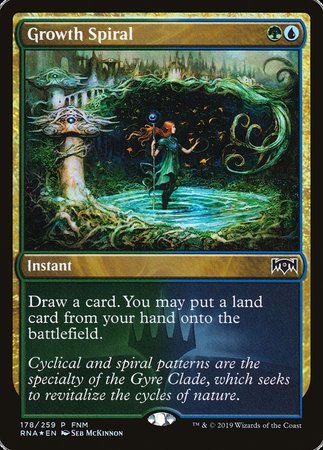 Growth Spiral [Ravnica Allegiance Promos] | Good Games North