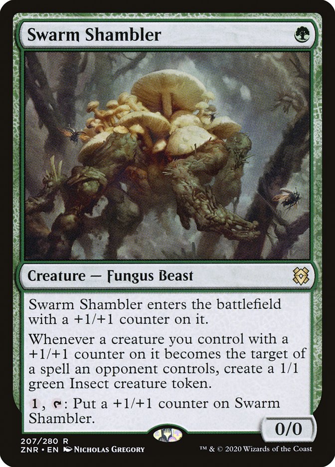 Swarm Shambler [Zendikar Rising] | Good Games North
