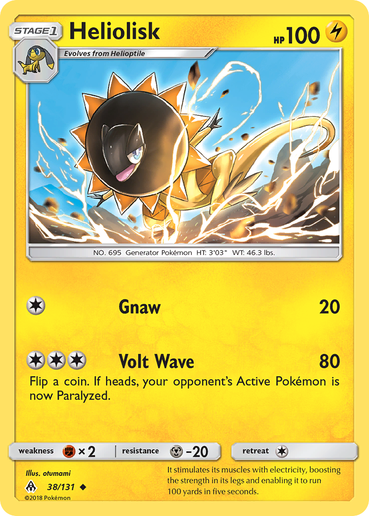 Heliolisk (38/131) [Sun & Moon: Forbidden Light] | Good Games North