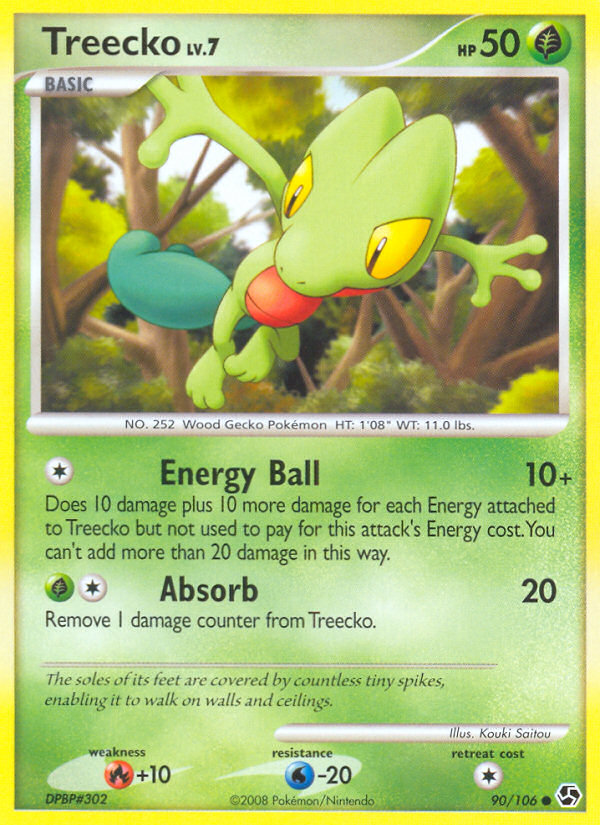 Treecko (90/106) [Diamond & Pearl: Great Encounters] | Good Games North