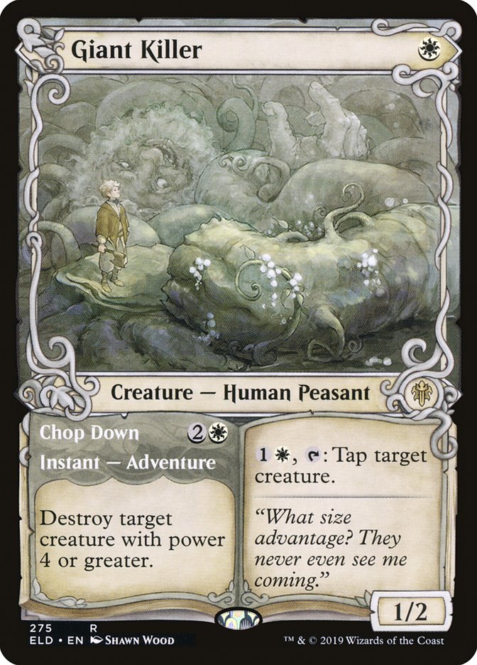 Giant Killer // Chop Down (Showcase) [Throne of Eldraine] | Good Games North
