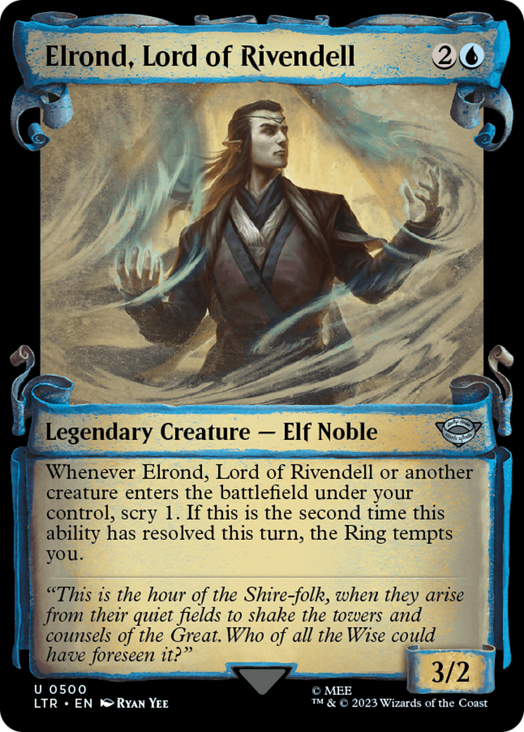Elrond, Lord of Rivendell [The Lord of the Rings: Tales of Middle-Earth Showcase Scrolls] | Good Games North