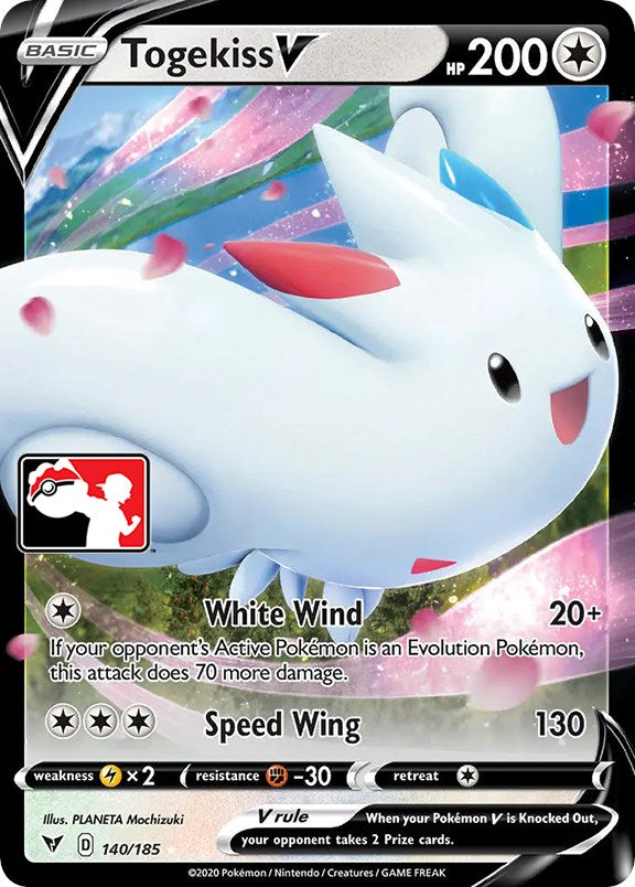 Togekiss V (140/185) [Prize Pack Series One] | Good Games North