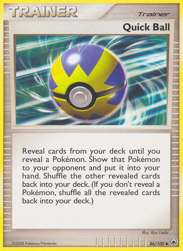 Quick Ball (86/100) [Diamond & Pearl: Majestic Dawn] | Good Games North
