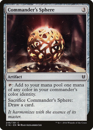 Commander's Sphere [Commander 2016] | Good Games North