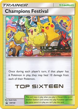 Champions Festival(SM148) (2018 Top Sixteen) [Sun & Moon: Black Star Promos] | Good Games North