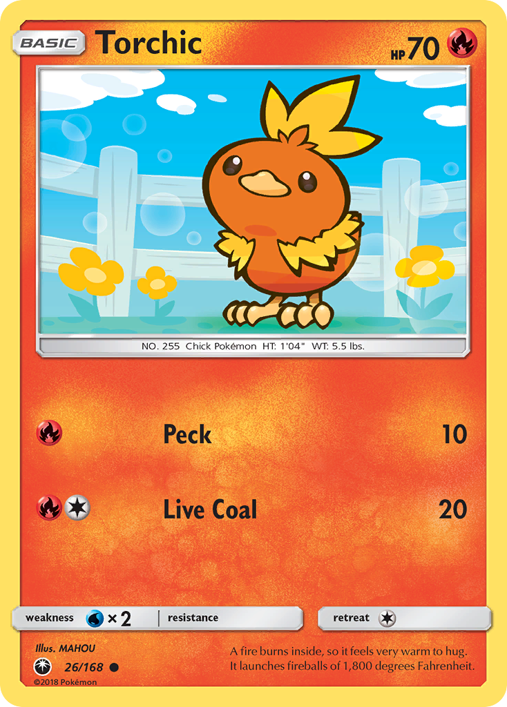 Torchic (26/168) [Sun & Moon: Celestial Storm] | Good Games North