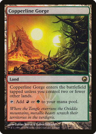 Copperline Gorge [Scars of Mirrodin] | Good Games North