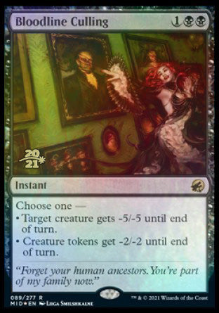 Bloodline Culling [Innistrad: Midnight Hunt Prerelease Promos] | Good Games North