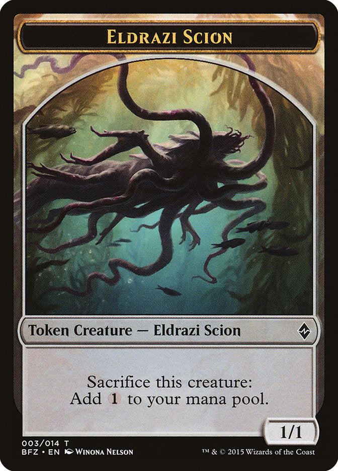Eldrazi Scion (003/014) [Battle for Zendikar Tokens] | Good Games North