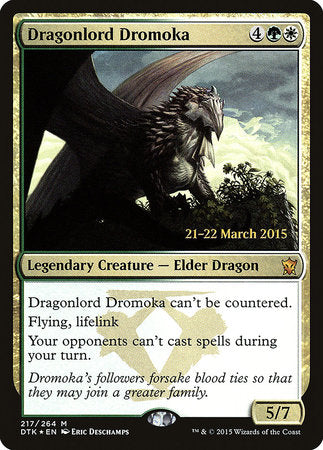 Dragonlord Dromoka [Dragons of Tarkir Promos] | Good Games North