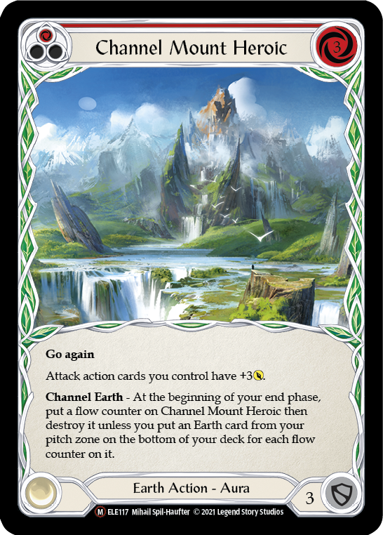 Channel Mount Heroic [U-ELE117] Unlimited Rainbow Foil | Good Games North