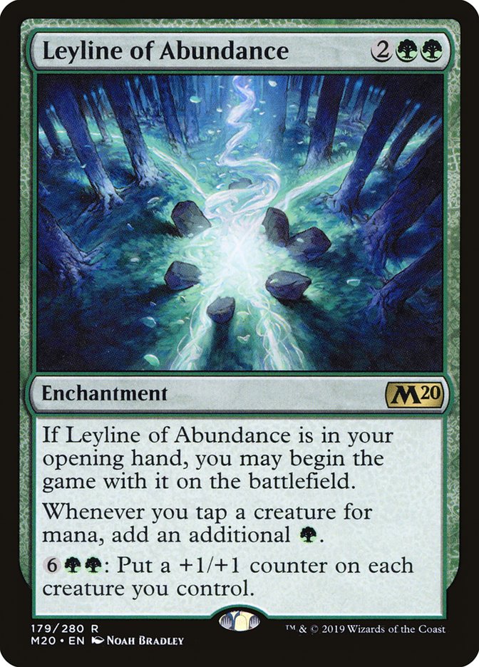 Leyline of Abundance [Core Set 2020] | Good Games North