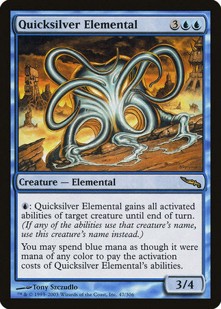 Quicksilver Elemental [Mirrodin] | Good Games North
