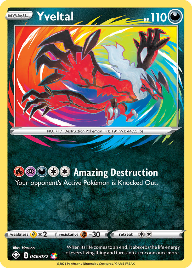 Yveltal (046/072) [Sword & Shield: Shining Fates] | Good Games North