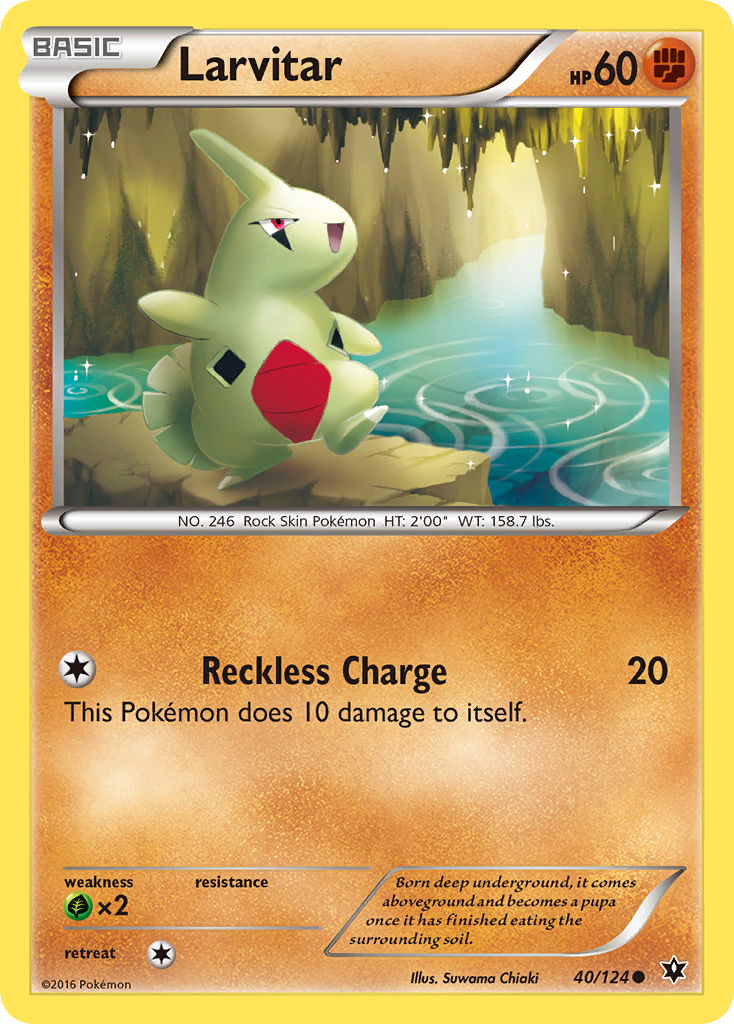 Larvitar (40/124) [XY: Fates Collide] | Good Games North