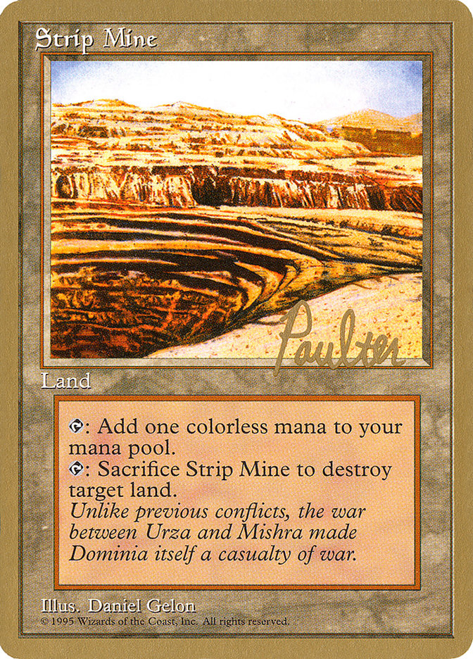 Strip Mine (Preston Poulter) [Pro Tour Collector Set] | Good Games North
