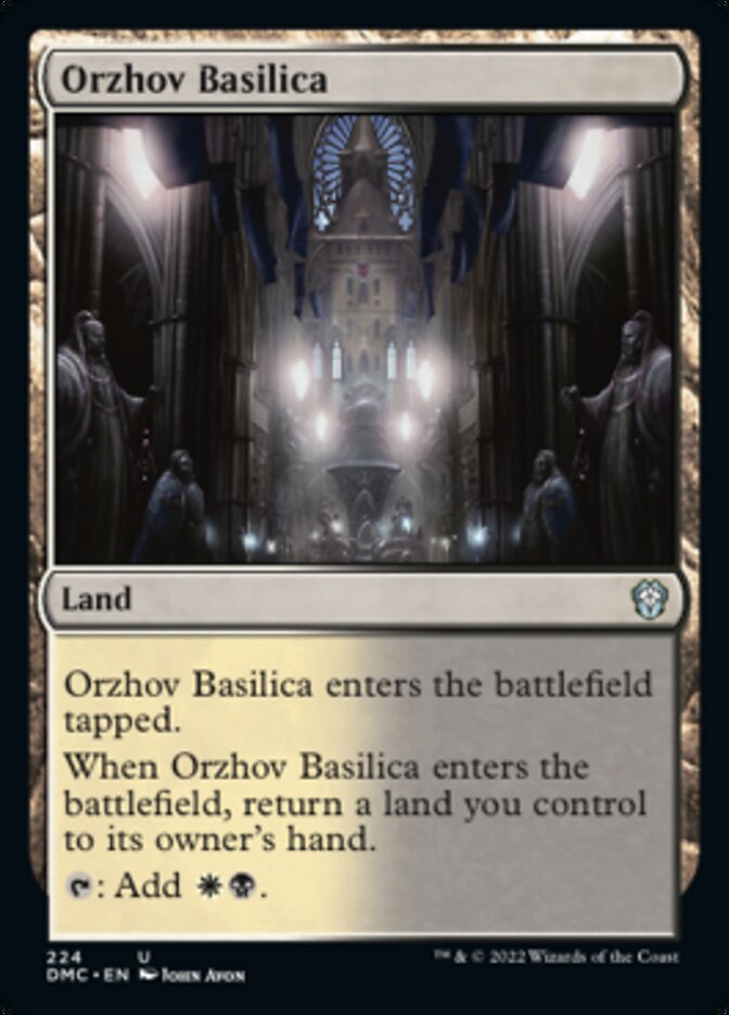 Orzhov Basilica [Dominaria United Commander] | Good Games North