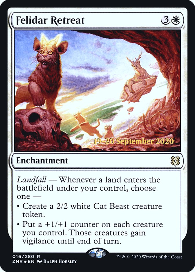 Felidar Retreat  [Zendikar Rising Prerelease Promos] | Good Games North