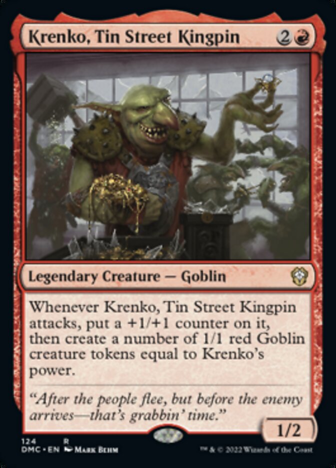 Krenko, Tin Street Kingpin [Dominaria United Commander] | Good Games North