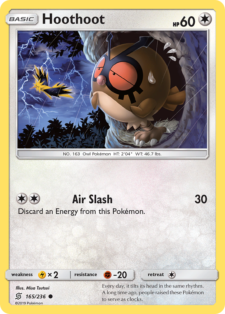 Hoothoot (165/236) [Sun & Moon: Unified Minds] | Good Games North