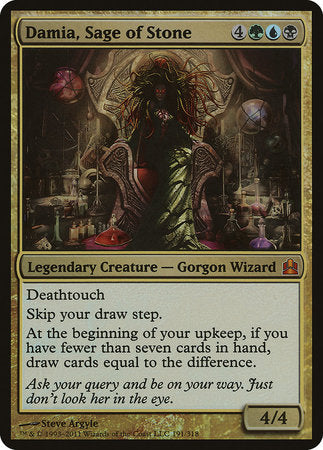 Damia, Sage of Stone (Oversized) [Commander 2011 Oversized] | Good Games North