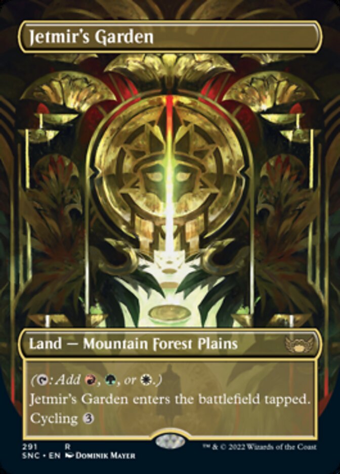 Jetmir's Garden (Borderless Alternate Art) [Streets of New Capenna] | Good Games North