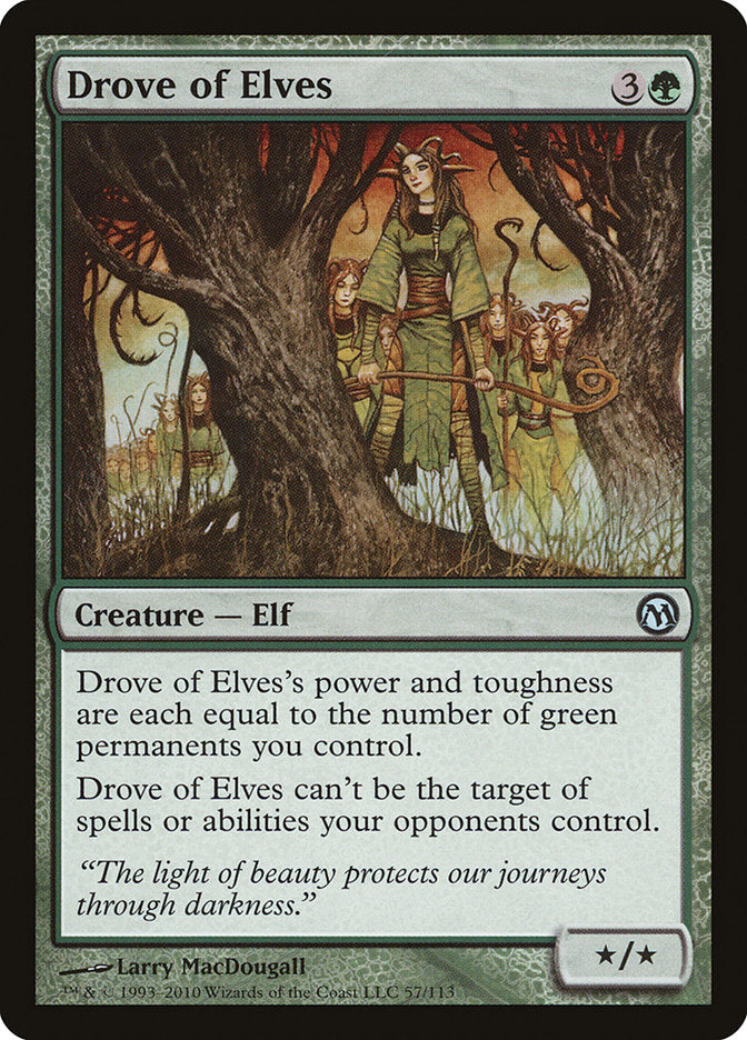 Drove of Elves [Duels of the Planeswalkers] | Good Games North