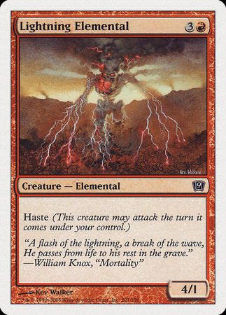 Lightning Elemental [Ninth Edition] | Good Games North