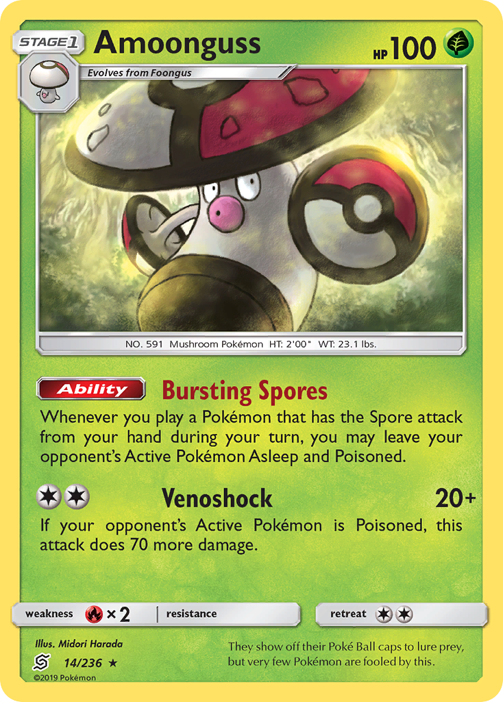 Amoonguss (14/236) [Sun & Moon: Unified Minds] | Good Games North