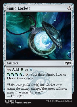 Simic Locket [Ravnica Allegiance] | Good Games North
