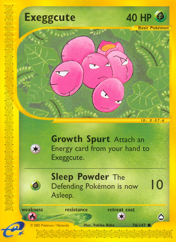 Exeggcute (76/147) [Aquapolis] | Good Games North