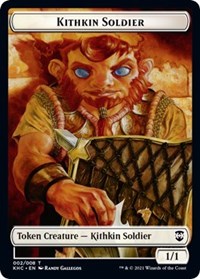 Kithkin Soldier // Pegasus Double-sided Token [Kaldheim Commander Tokens] | Good Games North