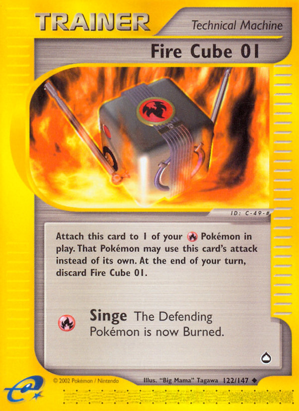 Fire Cube 01 (122/147) [Aquapolis] | Good Games North
