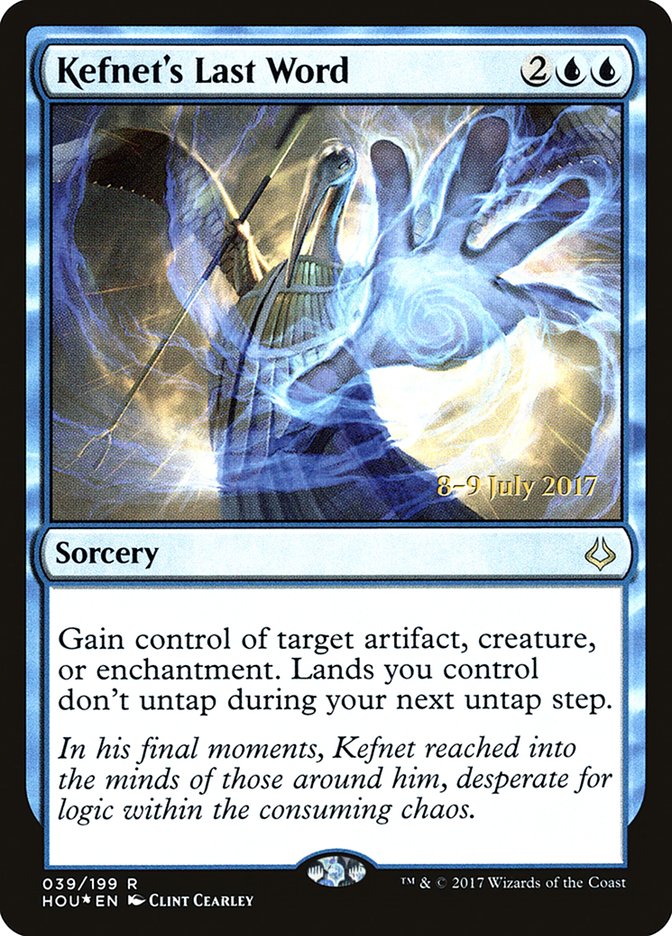Kefnet's Last Word  [Hour of Devastation Prerelease Promos] | Good Games North