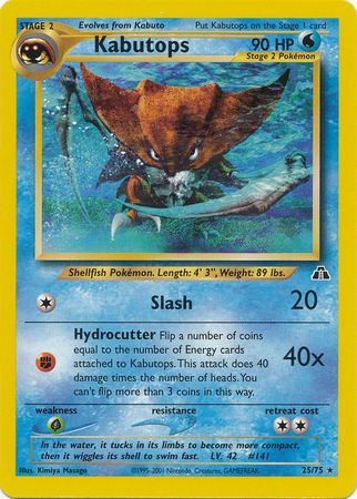 Kabutops (25/75) [Neo Discovery Unlimited] | Good Games North