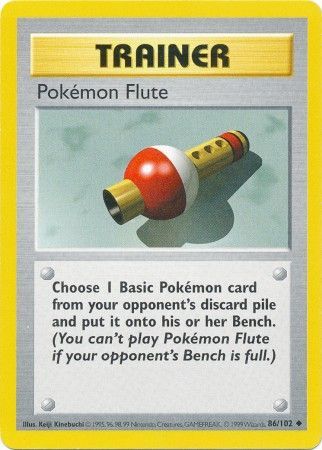Pokemon Flute (86/102) [Base Set Shadowless Unlimited] | Good Games North