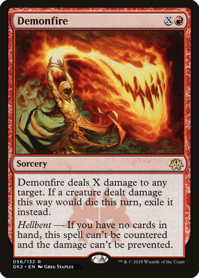 Demonfire [Ravnica Allegiance Guild Kit] | Good Games North