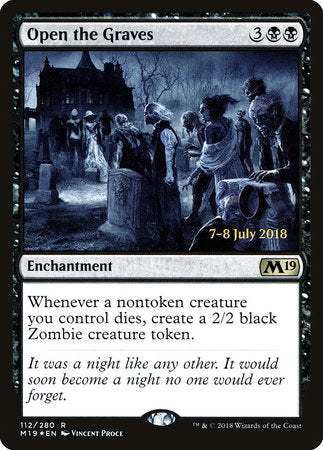 Open the Graves [Core Set 2019 Promos] | Good Games North