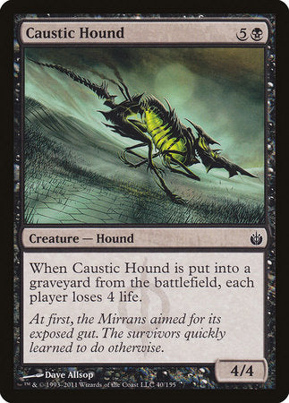 Caustic Hound [Mirrodin Besieged] | Good Games North