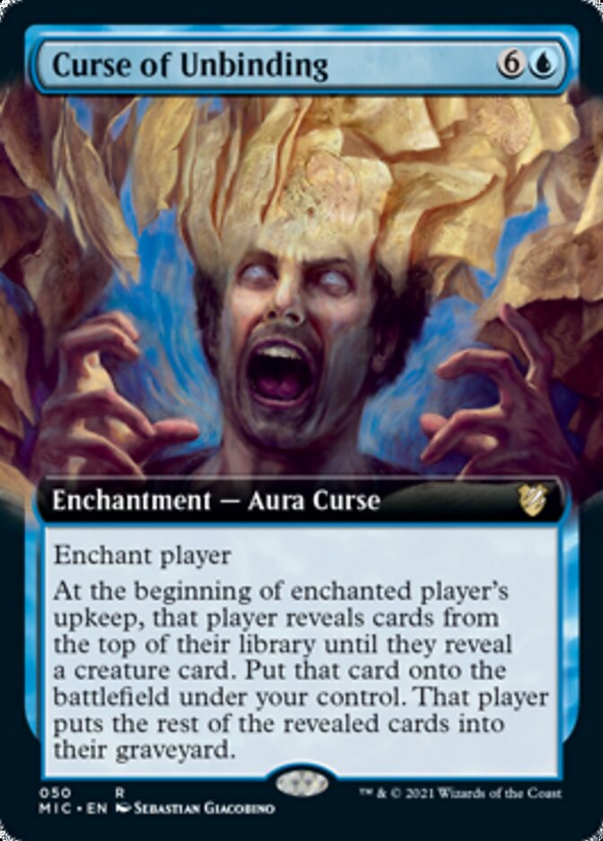 Curse of Unbinding (Extended) [Innistrad: Midnight Hunt Commander] | Good Games North